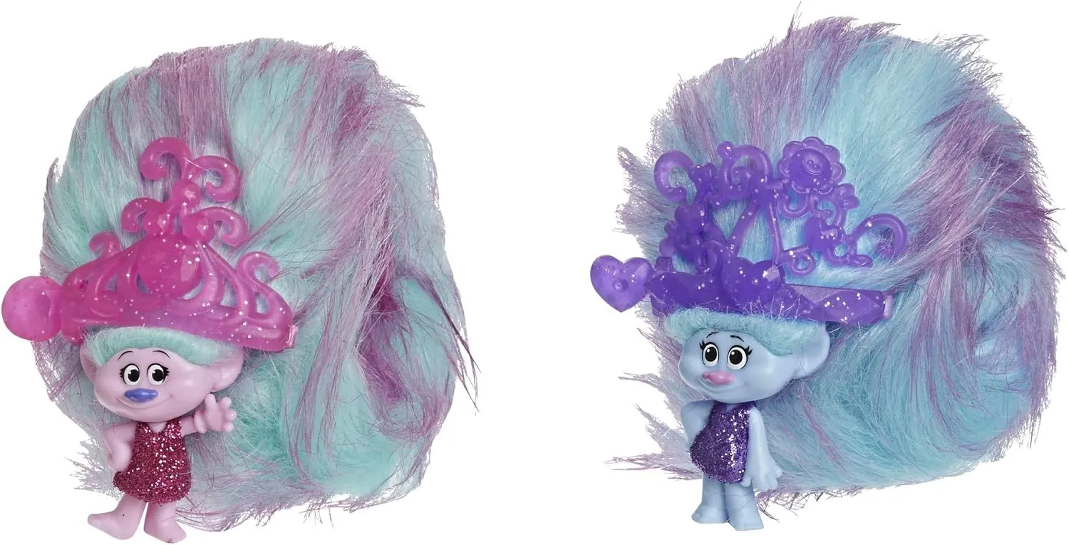 Игровой набор Hasbro Trolls Сатин и Синелька — тролли-браслеты с аксессуарами