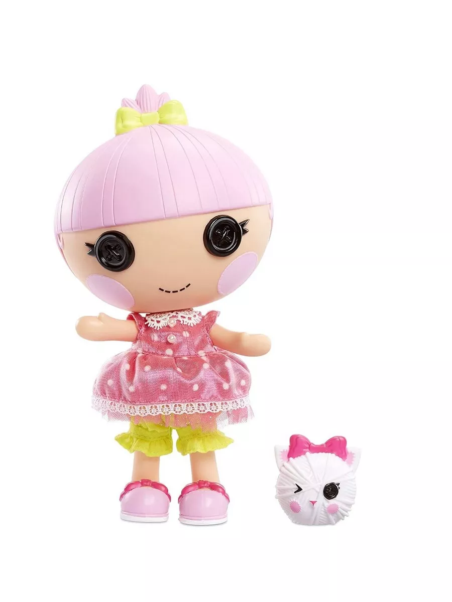 Кукла Lalaloopsy Littles Trinket Sparkles с котёнком, 18 см