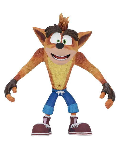 Фигурка Крэш Бандикут NECA Crash Bandicoot с ящиком, 14 см