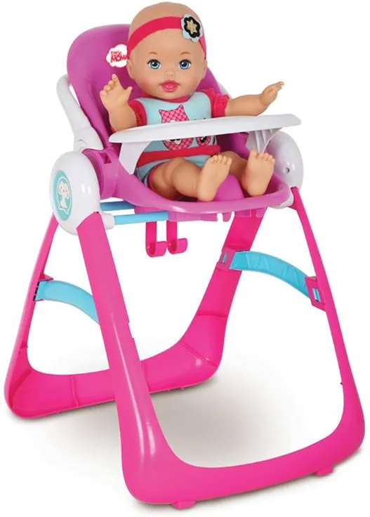 Стульчик-качели для кукол Fisher-Price Little Mommy Swing ’n High Chair