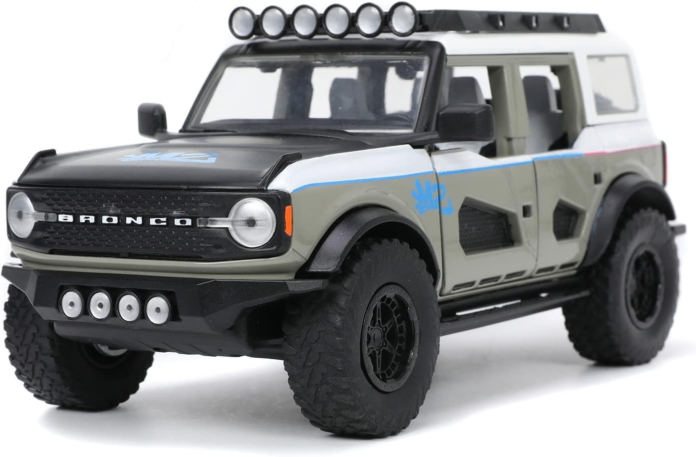 Модель внедорожника Jada Just Trucks Ford Bronco 2021 M2 Motoring, 1:24