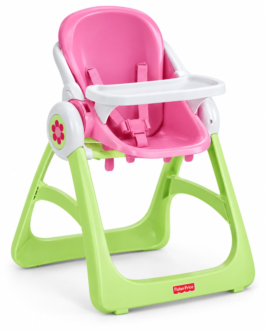 Стульчик-качели для кукол Fisher-Price Little Mommy Swing ’n High Chair 4 в 1, зелёный
