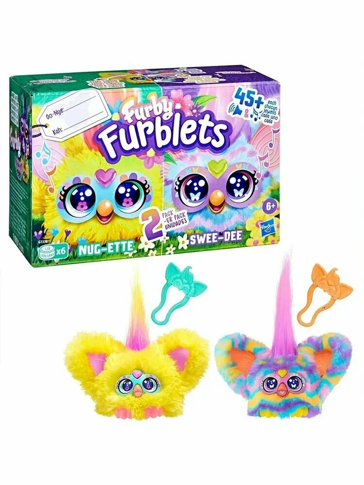 Интерактивные игрушки Furby Furblets Nug-Ette и Swee-Dee, 2 шт.
