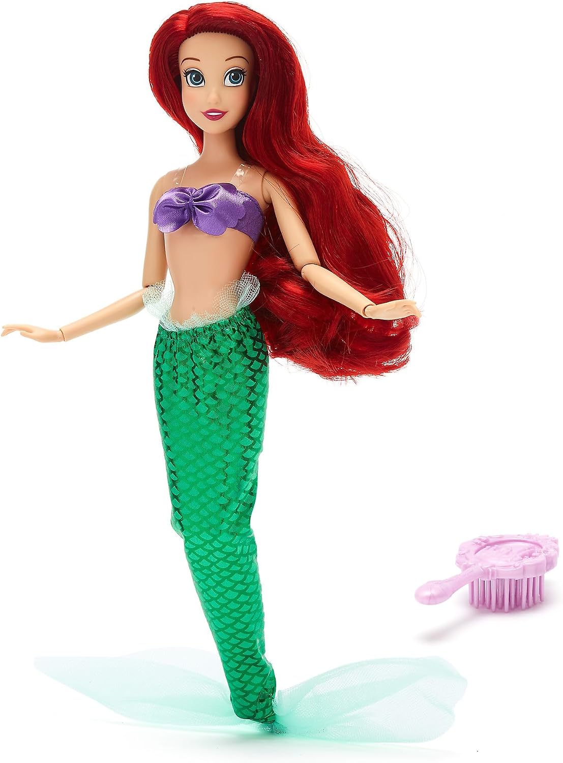 Кукла Disney Princess Ариэль «Русалочка» с щёткой, 29 см